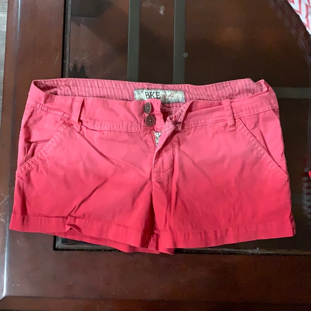 BKE pink ombré shorts